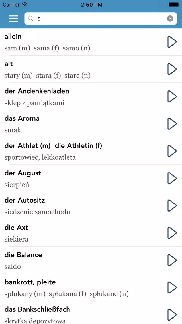 Screenshot di German | Polish - AccelaStudy®