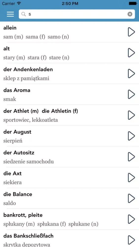Screenshot di German | Polish - AccelaStudy®