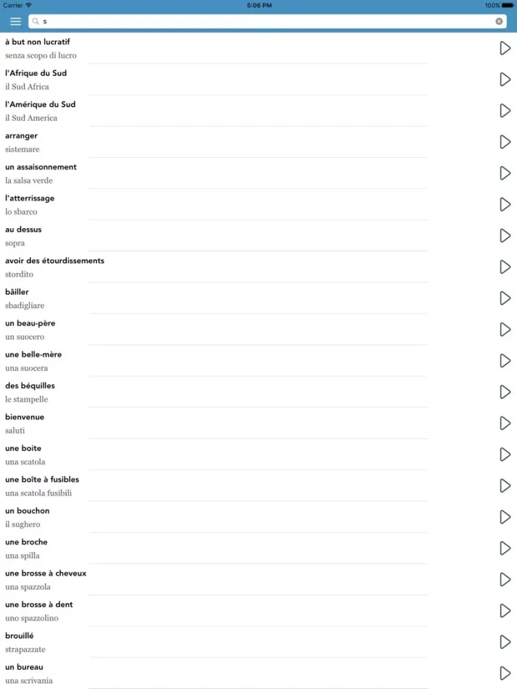Capturas de pantalla de Italian | French Essentials iPad 