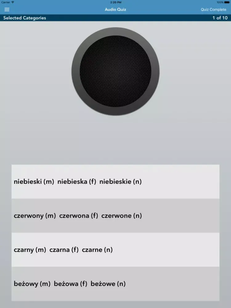 ภาพหน้าจอของ Learn Polish - AccelaStudy® iPad 