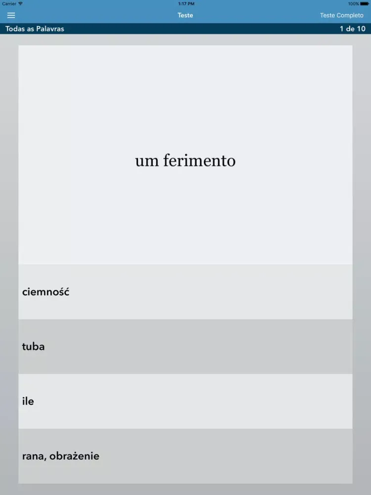 Portuguese-Polish AccelaStudy® iPad  스크린샷