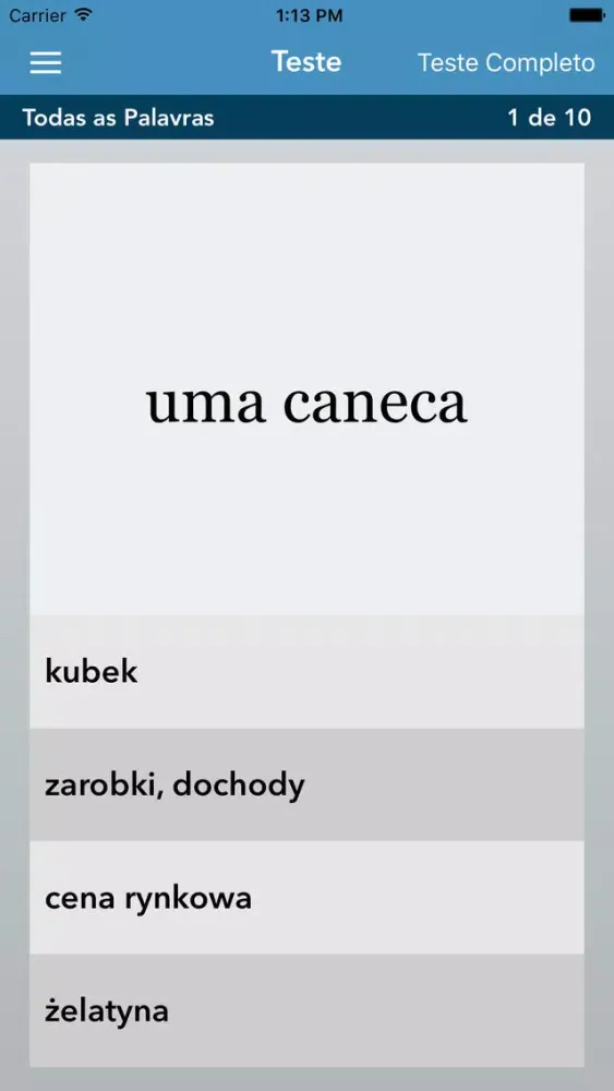 Portuguese-Polish AccelaStudy® 스크린샷