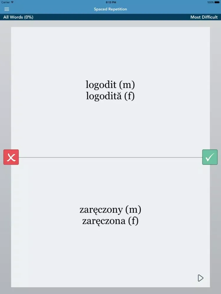 Romanian | Polish AccelaStudy® iPad  سکرین شاٹس