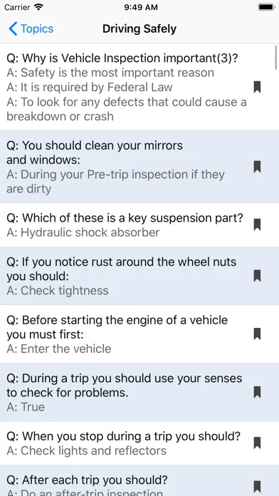 Massachusetts CDL Test Prep 스크린샷