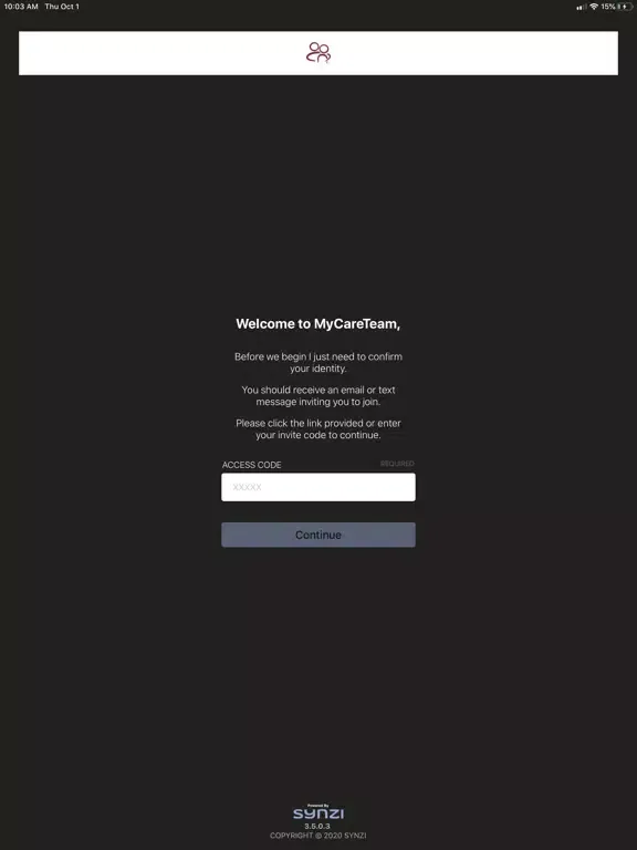 Screenshot di My_CareTeam iPad 
