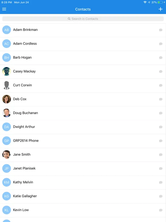 Ảnh chụp màn hình của Accent Connect iPad 