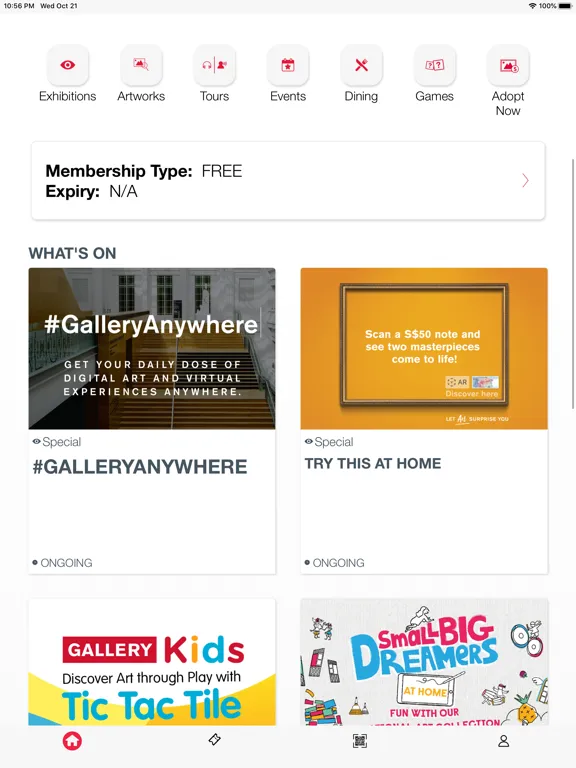 Capturas de pantalla de Gallery Explorer iPad 