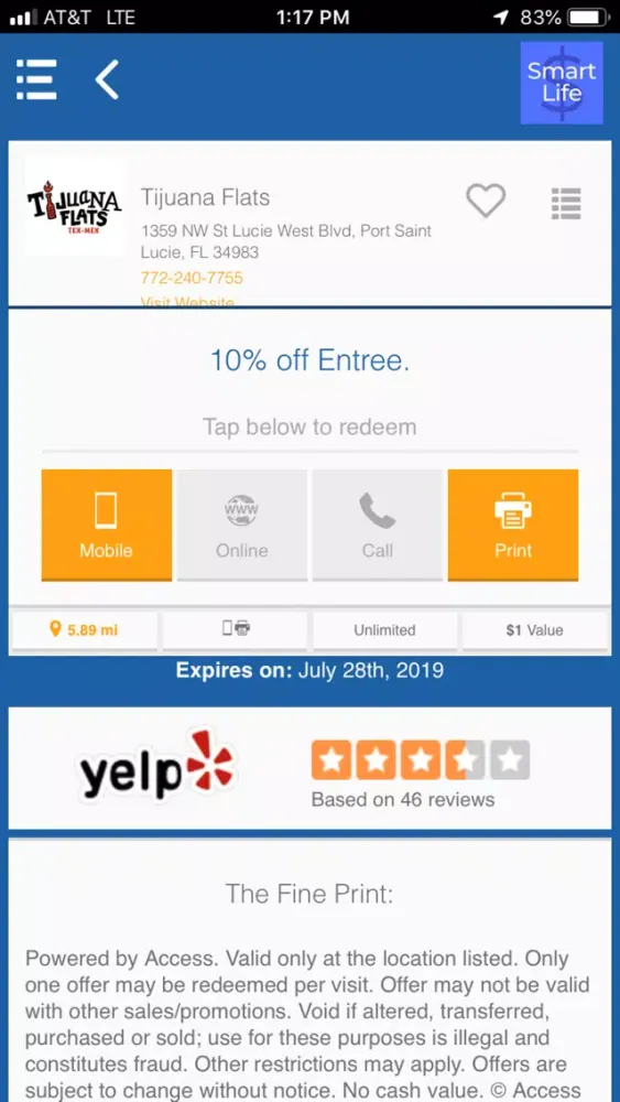 Скриншоты SmartLife Savings