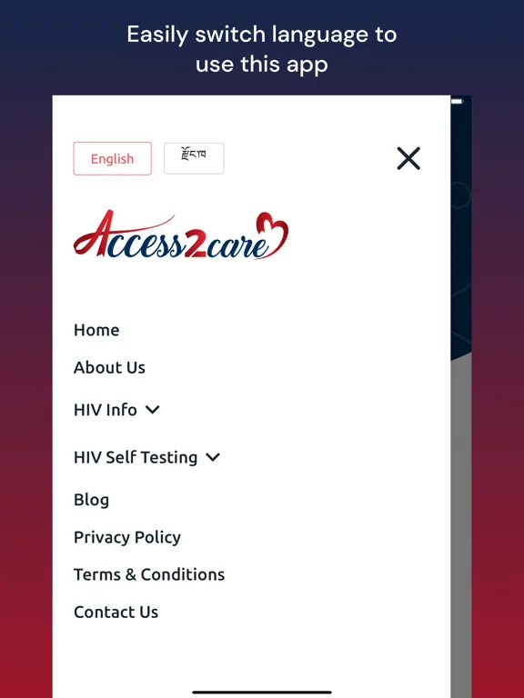 Access2Care - Bhutan iPad 應用截圖