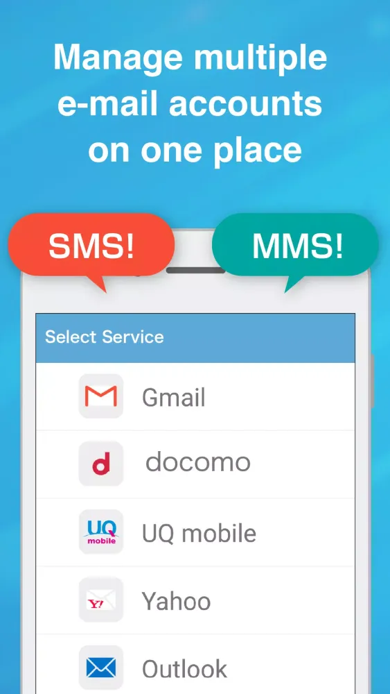 Tangkapan skrin App for Gmail SMS etc：CosmoSia