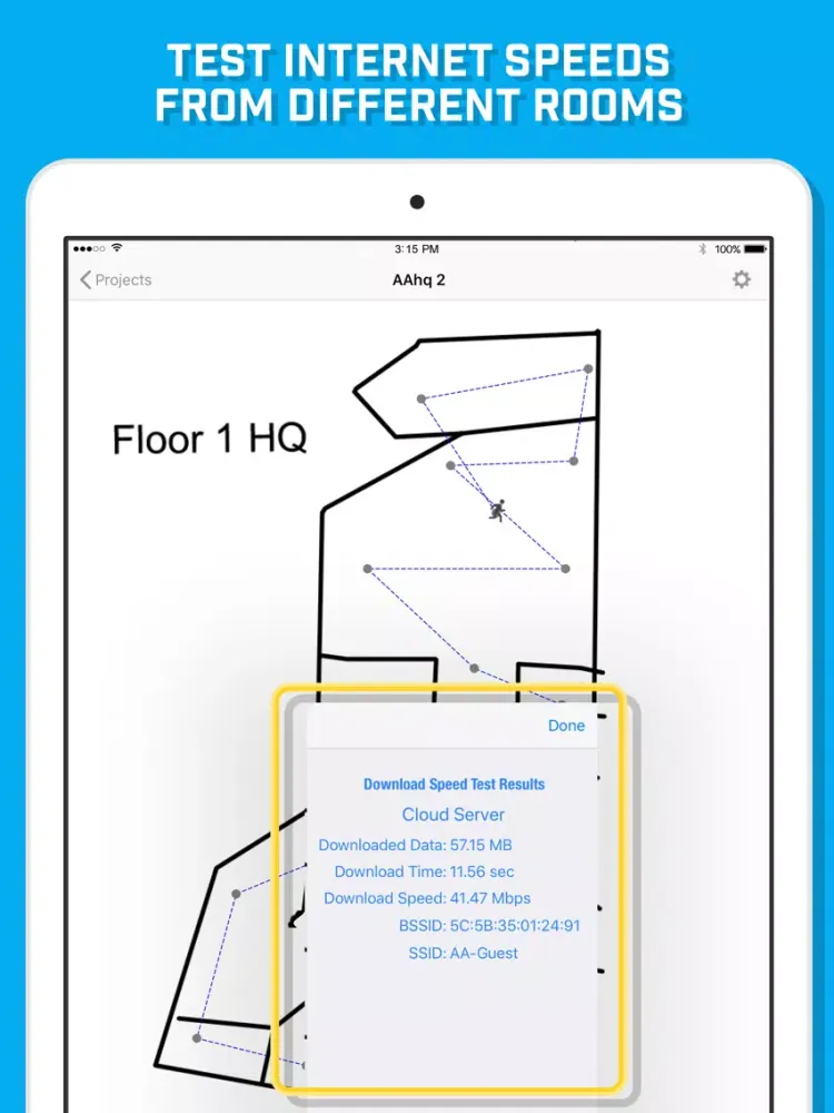WiFi Survey iPad 应用截图