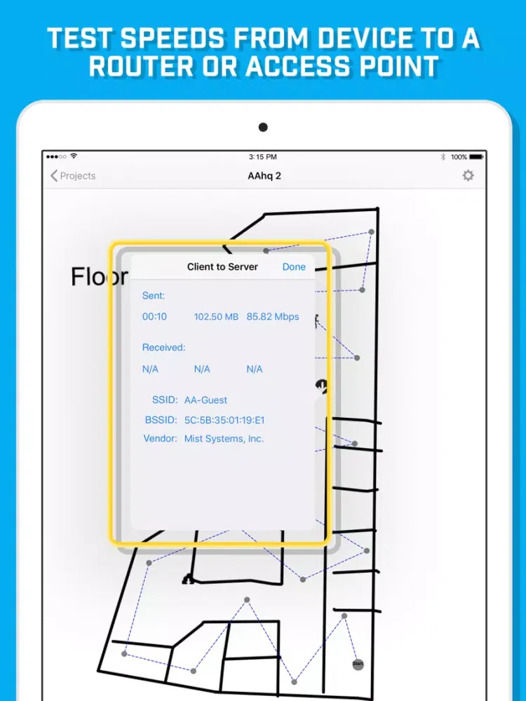 WiFi Survey iPad 应用截图