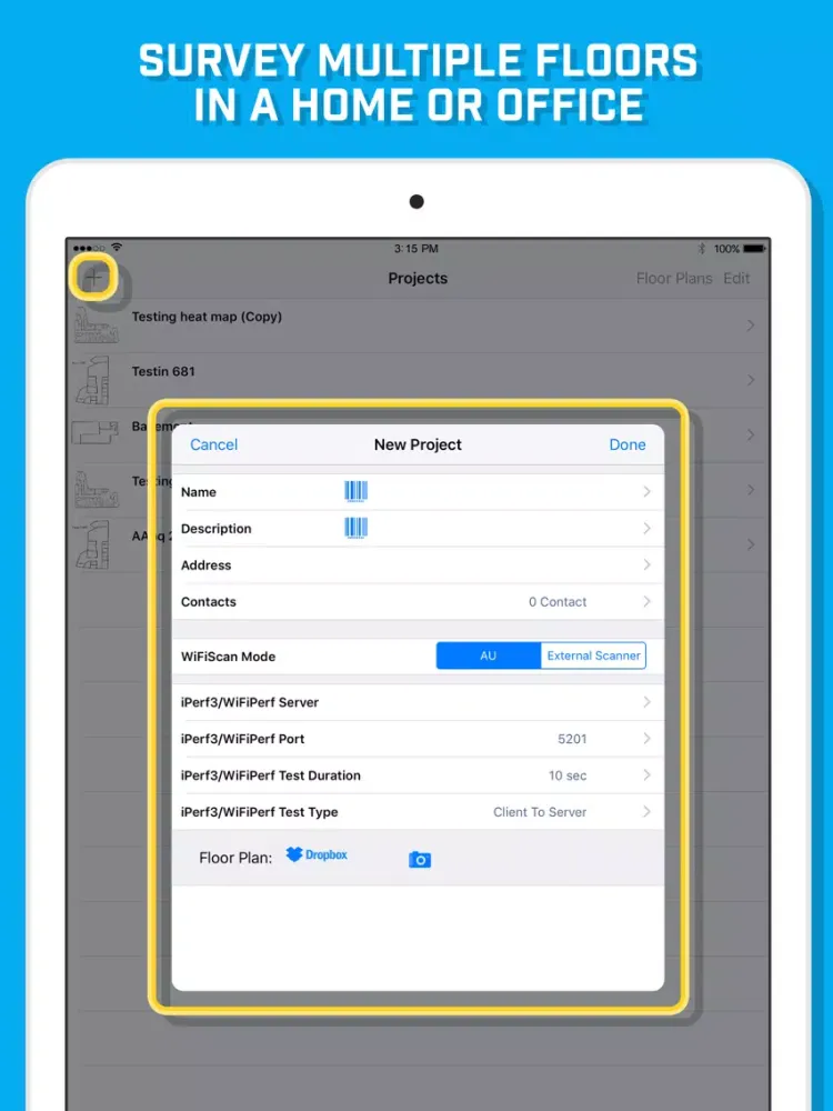 WiFi Survey iPad 应用截图