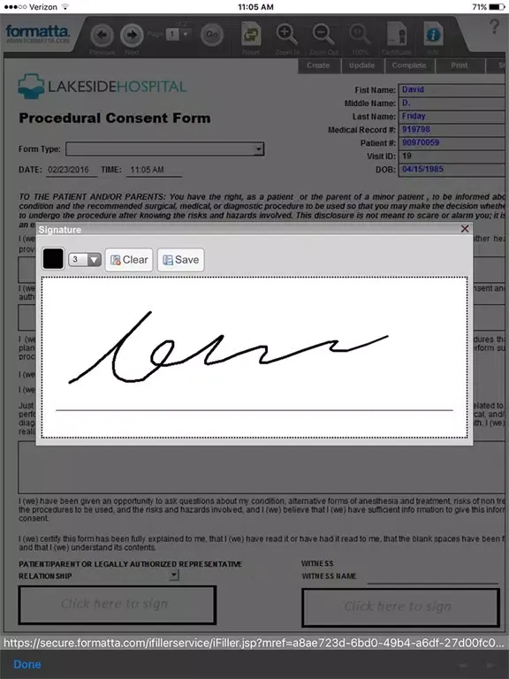 Access Passport - E-Signature iPad  Screenshots