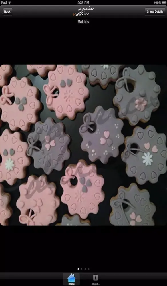 Capturas de tela do Caprices et Delices