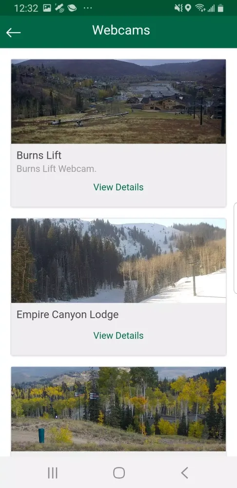 Capturas de tela do Deer Valley Resort