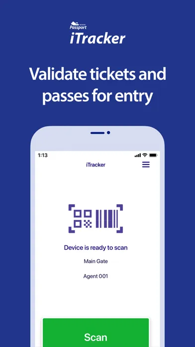 Tangkapan skrin accesso iTracker