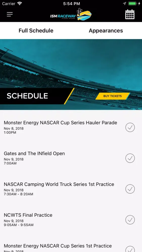 Phoenix Raceway スクリーンショット