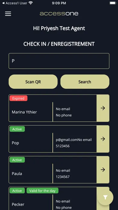 Access1 Agent Screenshots