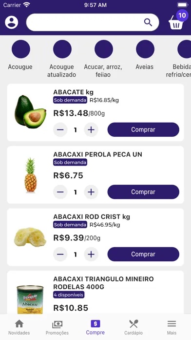 Screenshot di Supermercado Nova