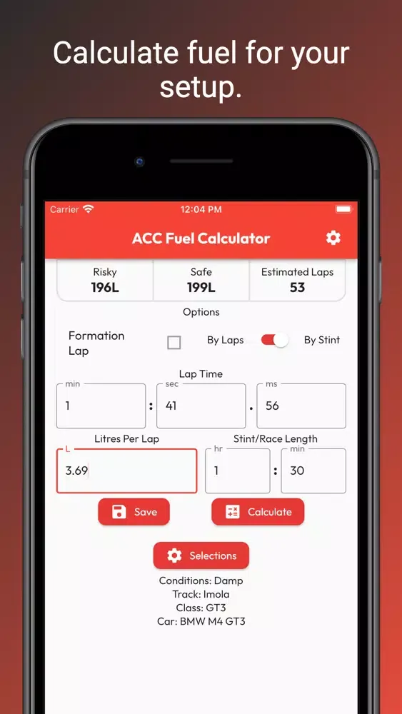 ACC Fuel Calculator應用截圖