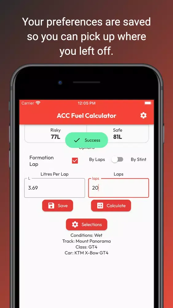 ACC Fuel Calculator應用截圖