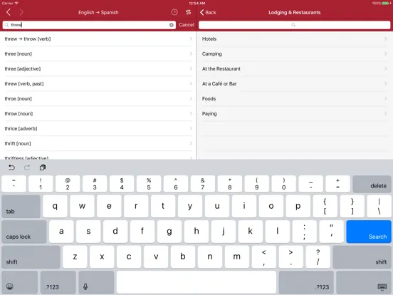 Capturas de tela do Accio: Spanish-English iPad 