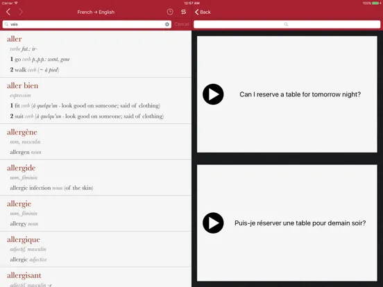 Accio: French-English iPad  سکرین شاٹس
