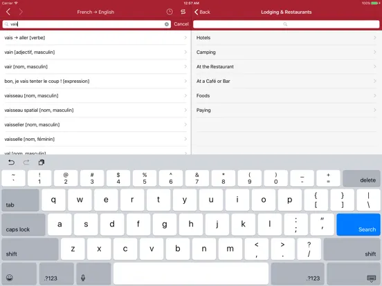 Accio: French-English iPad  سکرین شاٹس