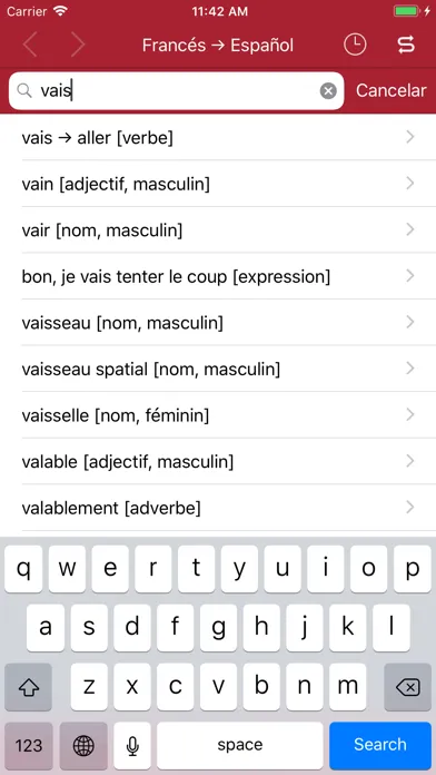 Accio: French-Spanish 스크린샷