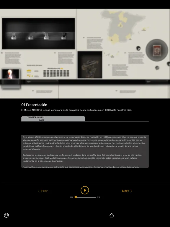 Bitácora ACCIONA iPad  Screenshots