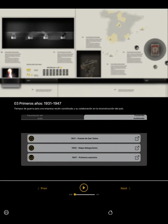 Bitácora ACCIONA iPad  Screenshots