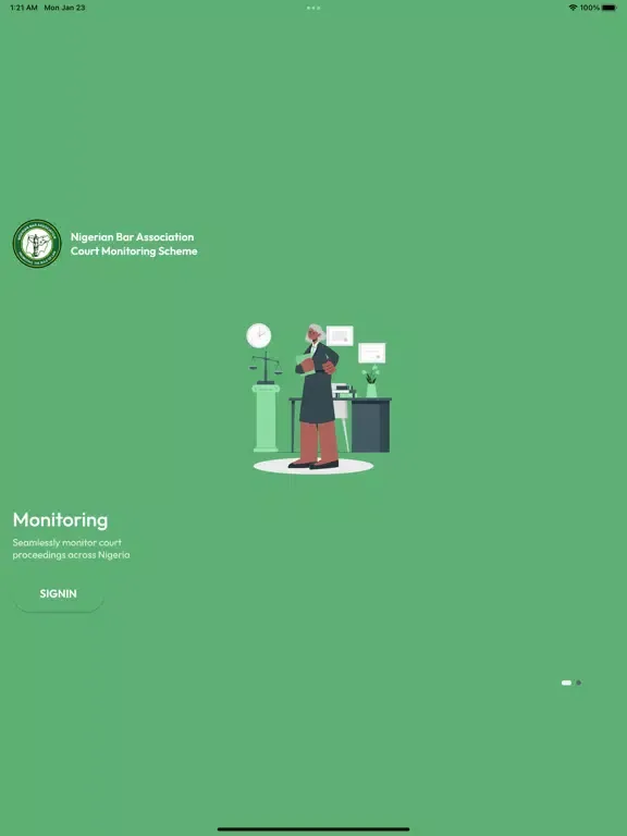 Nigerian Bar Association CMS iPad 應用截圖