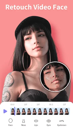 Capturas de tela do PrettyUp - Video Body Editor
