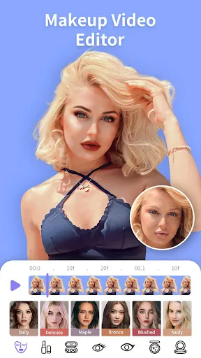 Capturas de tela do PrettyUp - Video Body Editor