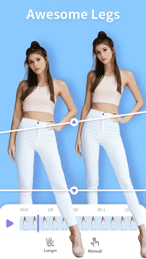 Capturas de tela do PrettyUp - Video Body Editor