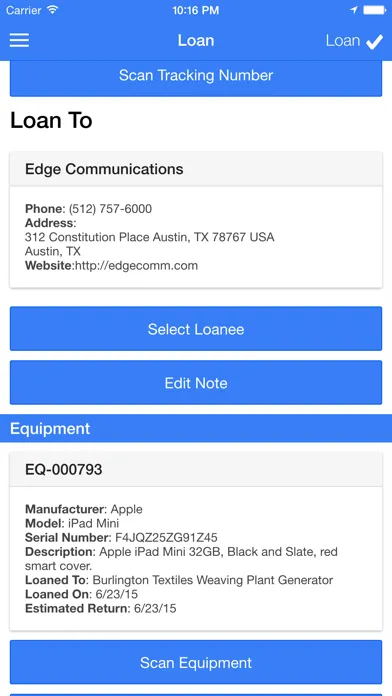 ELTON Scanner Screenshots