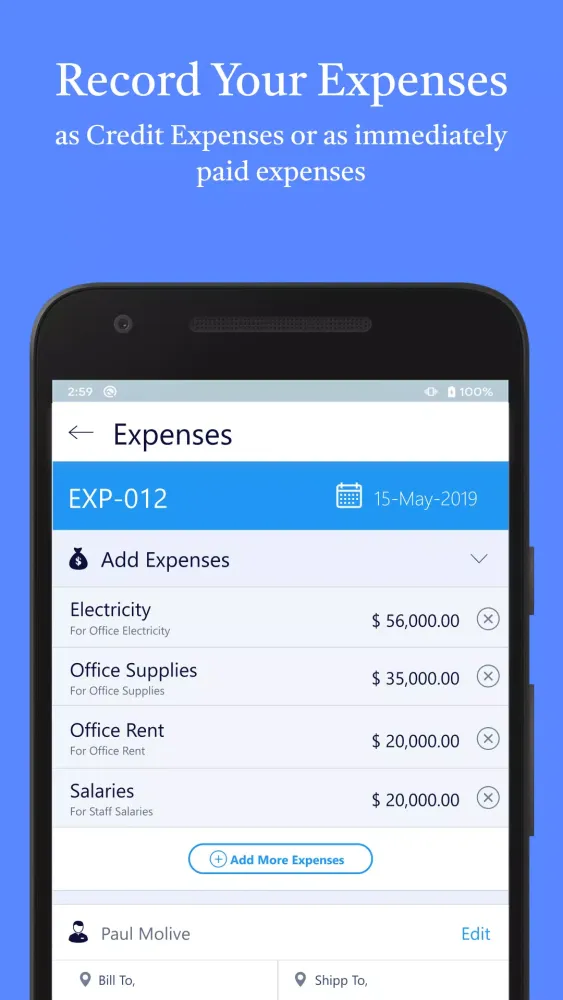 Accounting Bookkeeping Screenshots