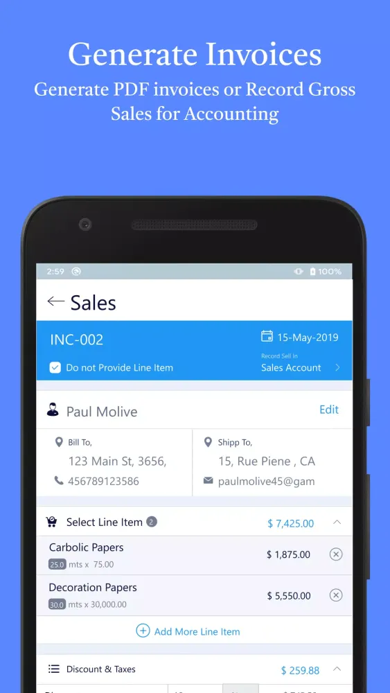 Accounting Bookkeeping Screenshots