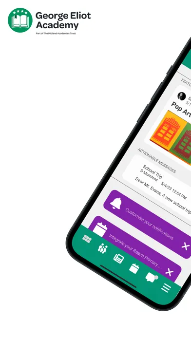 ภาพหน้าจอของ George Eliot Academy App
