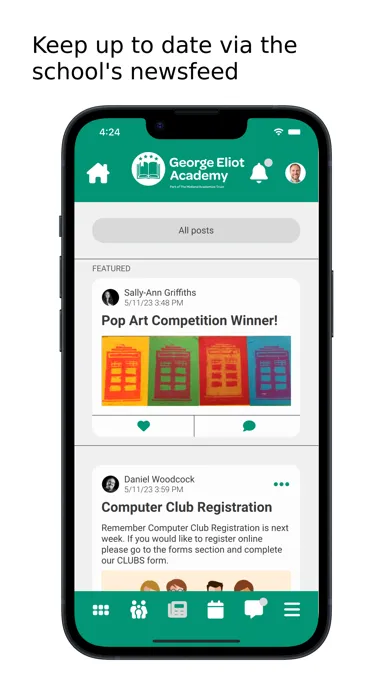 ภาพหน้าจอของ George Eliot Academy App