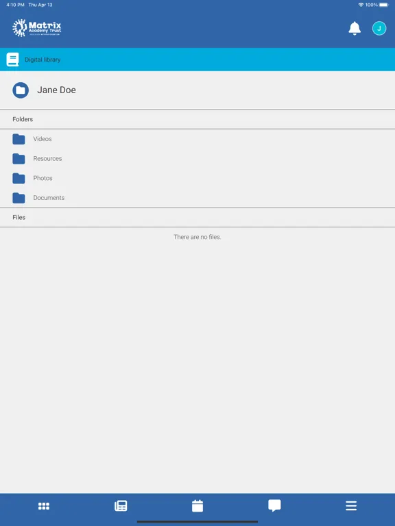 Screenshot di Matrix Academy Trust iPad 