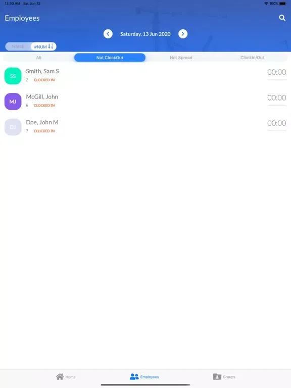AB TimeClock 400 iPad 應用截圖