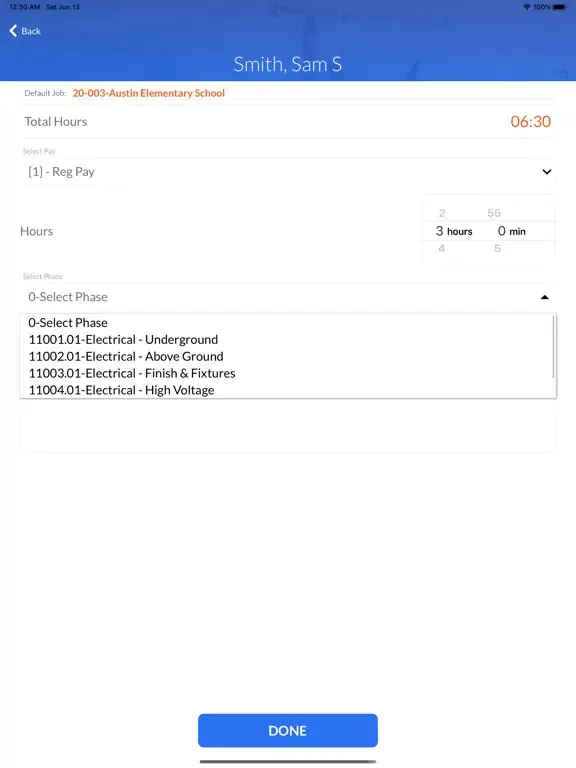 AB TimeClock 400 iPad 應用截圖