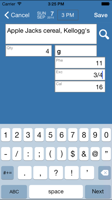 AccuGo for PKU Screenshots