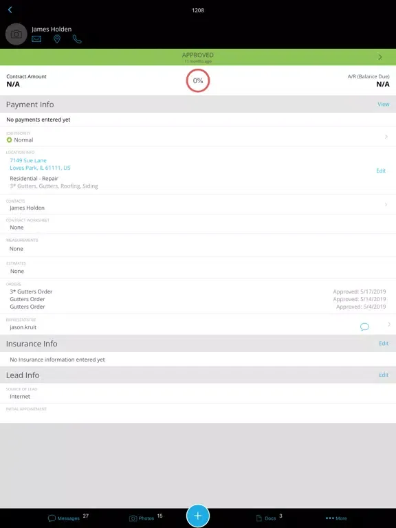 صور AccuLynx Field App - Original iPad 