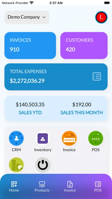 Accurants Business Management Screenshots