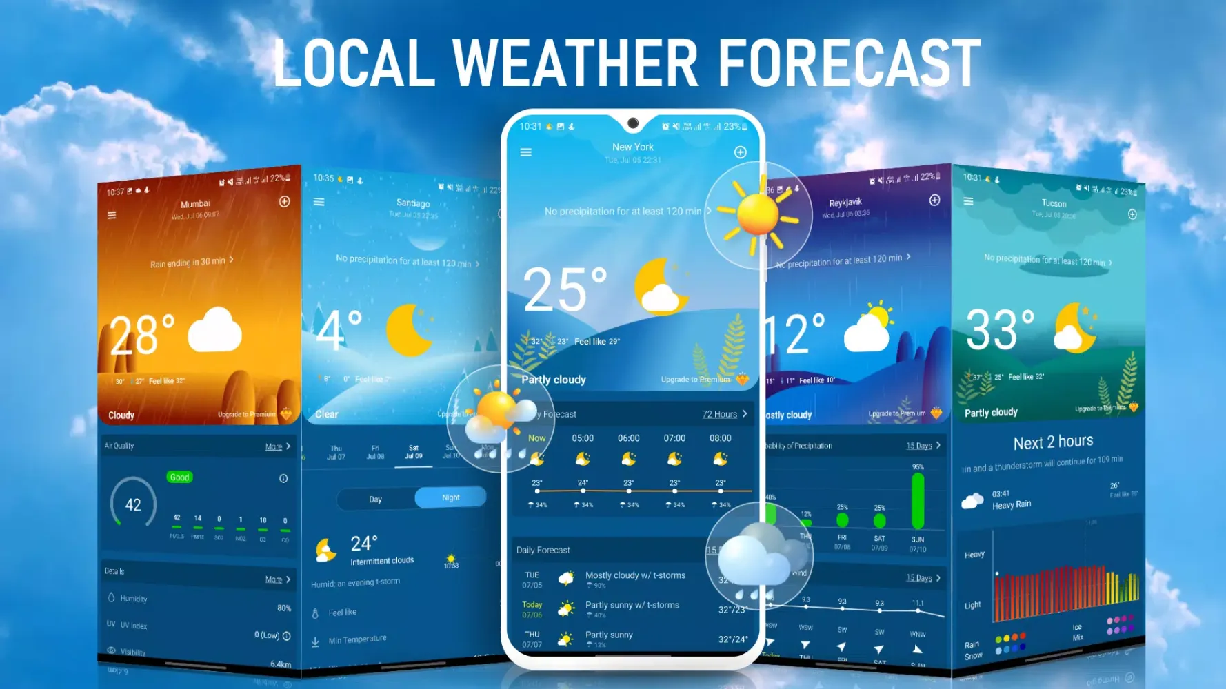 Weather Forecast, Live Weather سکرین شاٹس