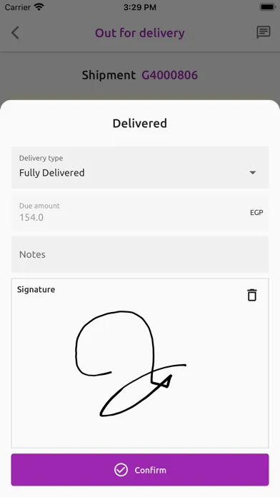 Capturas de tela do Wasl Delivery Captain