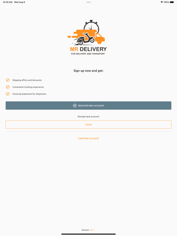 Screenshot di Mr Delivery Business iPad 